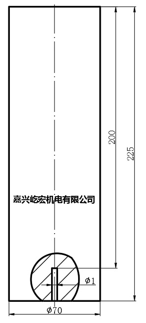 灵敏度试块A1,A2