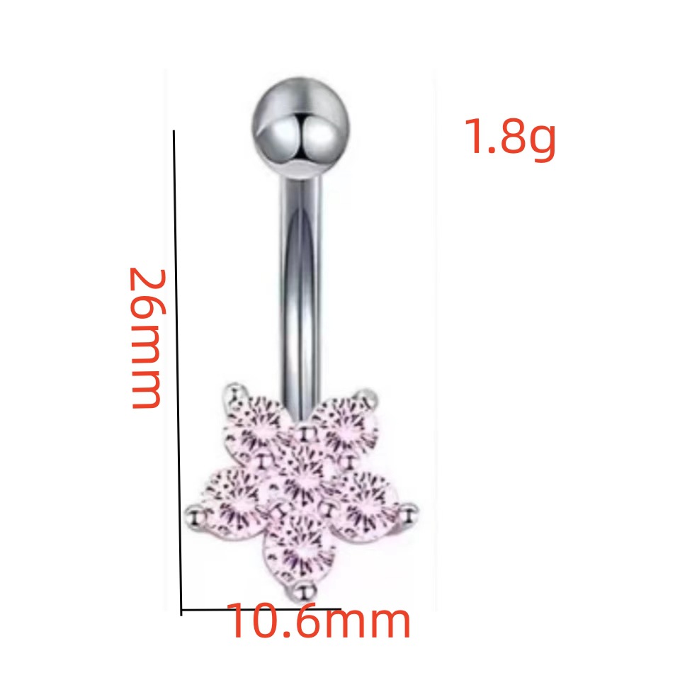 Pointed titanium steel lip stud product view
