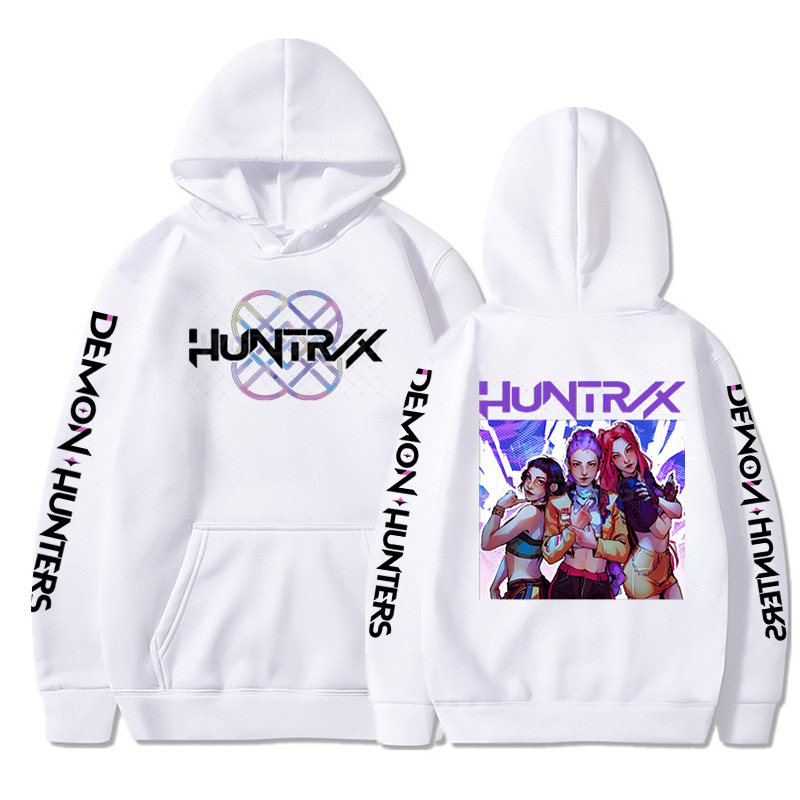 Amazon Demon Hunters KPop Demon Hunters カジュアル フリース スウェットシャツ 秋冬 ルーズ パーカー 男女兼用|undefined