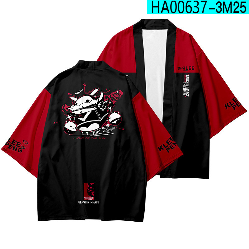 2024 verano anime cosplay dios original Genshin capa Riyue Keli cardigan kimono capa image 40