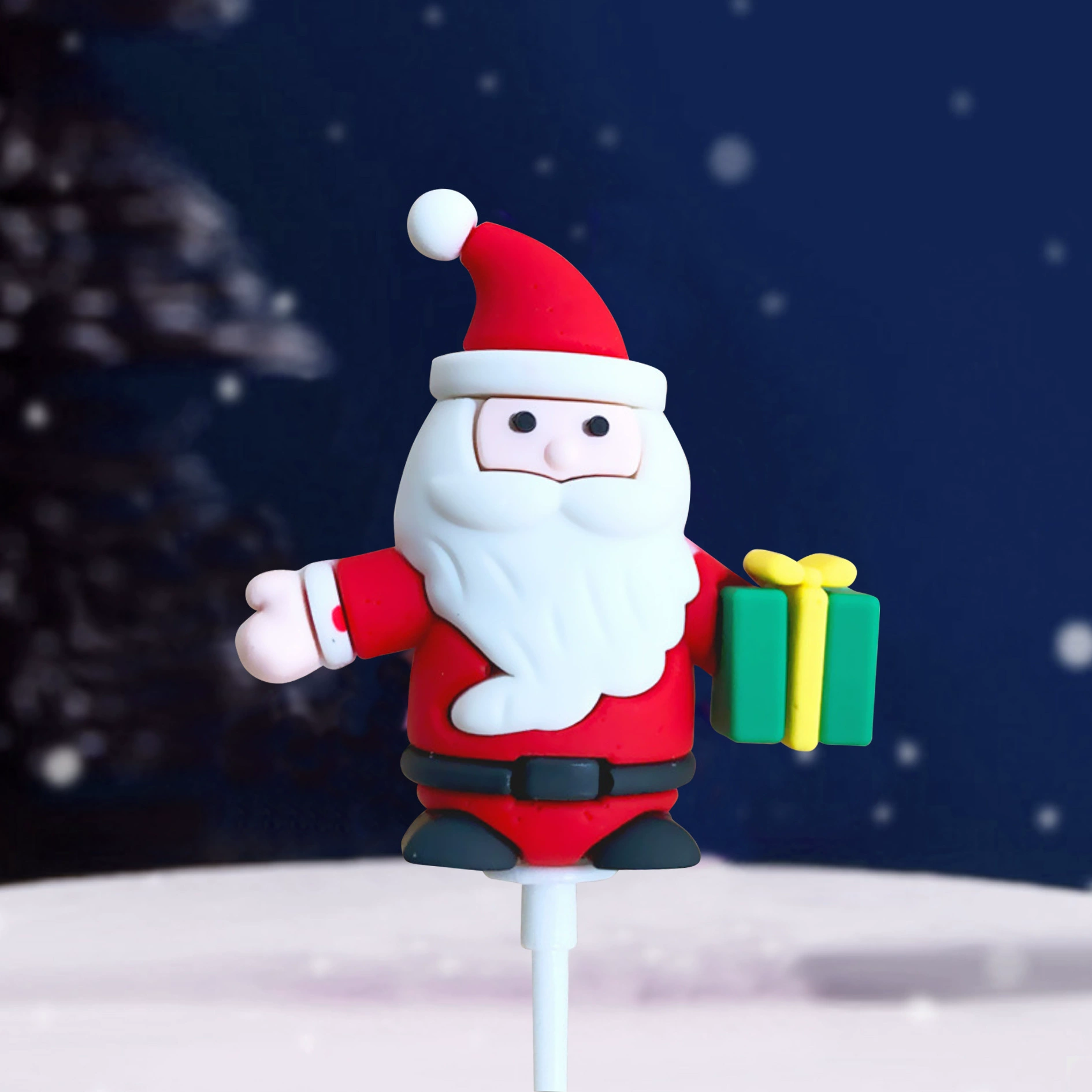 Украшение кクロ-border Рождество мягким клеем, подарок Santa Snowman elk ornaments festive dessert dress