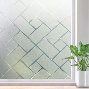 New PET electrostatic glass film grid style glass window cabinet removable decorative electrostatic Glass stickers