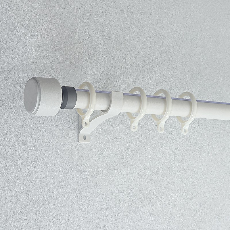 aleación de aluminio gruesa silenciosa cortina galvanizada rieles Roma barra de cortina lateral monorril deslizante Keqiao al por mayor rieles recto