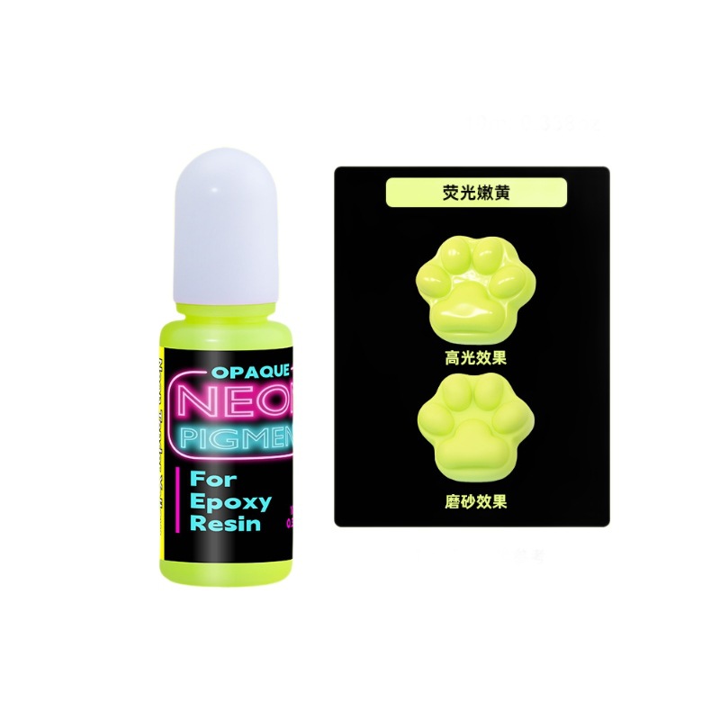Lucky Qi manufacturer dropper fluorescent colorant crystal dropper DIY oil-based colorant epoxy resi