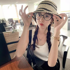 高訂款~軟糖女孩 通勤百搭無袖背心吊帶女早春小個子正肩內搭上衣