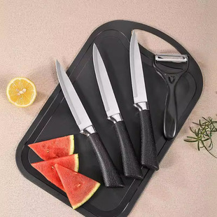 Fruit Knife Household Stainless Steel Peeler Knife for Watermelon and Orange Kitchen Knife Chopping Knife Melon and Fruit Knife for Dormitory