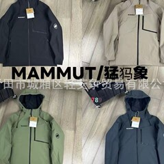 MAMMUT/猛犸象 25男女情侣款户外防风防泼水耐磨加绒软壳连帽外套