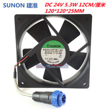 KD2412PTB1-6A 24V 5.3W̨׼SUNON 120*120*25MM׃lL