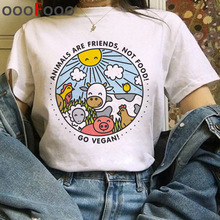 供应外贸女士纯素 t 恤 grunge 街头服饰 原宿 印花圆领短袖