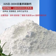 廠家直供濰坊青州乳膠漆用1250目重質碳酸鈣 重鈣