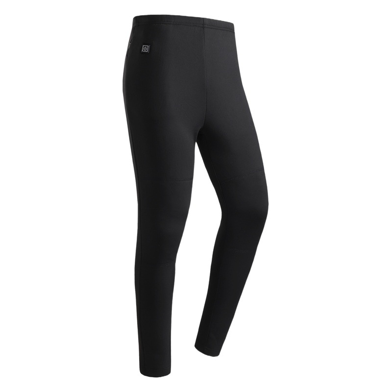 Winter USB Charging Heating Middle-Aged and Elderly Mink Velvet Women's High Waist Leggings Warm Smart Heating Cotton Pants Men