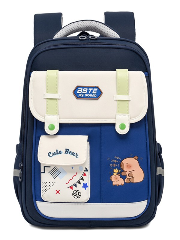 El nuevo INS Coreano de alto valor facial es fresco, dulce y lindo, la mochila kapibala es ligera para estudiantes de secundaria.