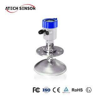 Intelligent Digital Display Radar Level Meter High Frequency Guided Wave River Water Level Sensor Integrated Dust Lime Level Meter