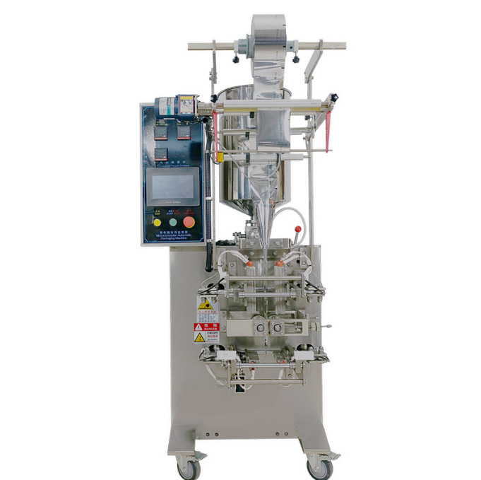 Máquina de envasado automático de aceite de pimienta de fábrica en stock Ketchup para llevar vinagre de paquete de miel con agitación