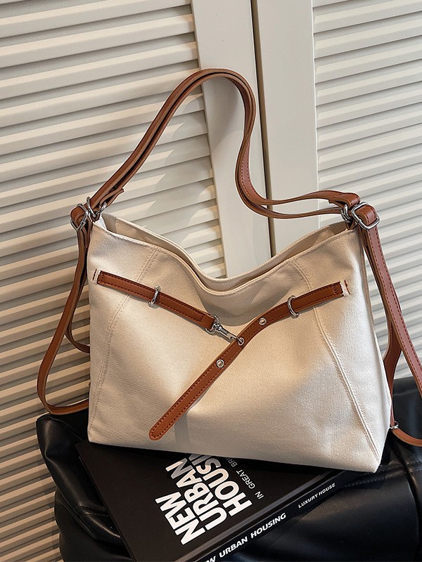 Bolsa de hombro de denim para mujeres 2025 primavera retro alta sensación bolso de hombro de gran capacidad tote bag de viaje