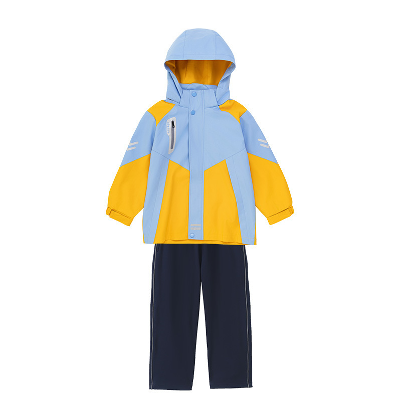 校服套装小学生冲锋衣三件套儿童班服一年级运动幼儿园园服秋冬款|undefined