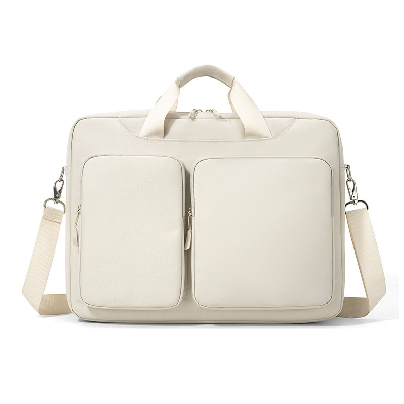 Large-Capacity Laptop Bag with Multiple Compartments, Shoulder Strap, Airbag Shock Absorption, Custom Logo Large-Capacity Laptop Bag with Multiple Compartments, Shoulder Strap, Airbag Shock Absorption, Custom Logo