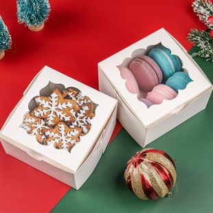 Cross-Border Foreign Trade Christmas Holiday Dropshipping Window Packaging Box Wedding Packaging Box Pastry Box Cake Dessert Gift Box