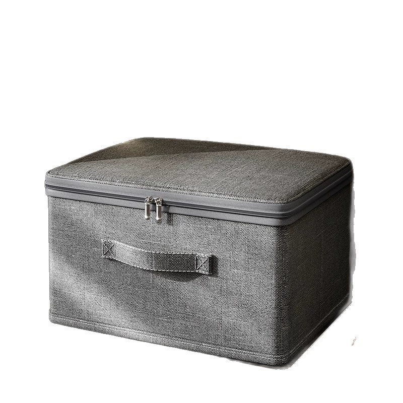 Foldable Storage Box, Capacious Multi-Size Organizer, Small–Super Large, Zipper & Optional Lock