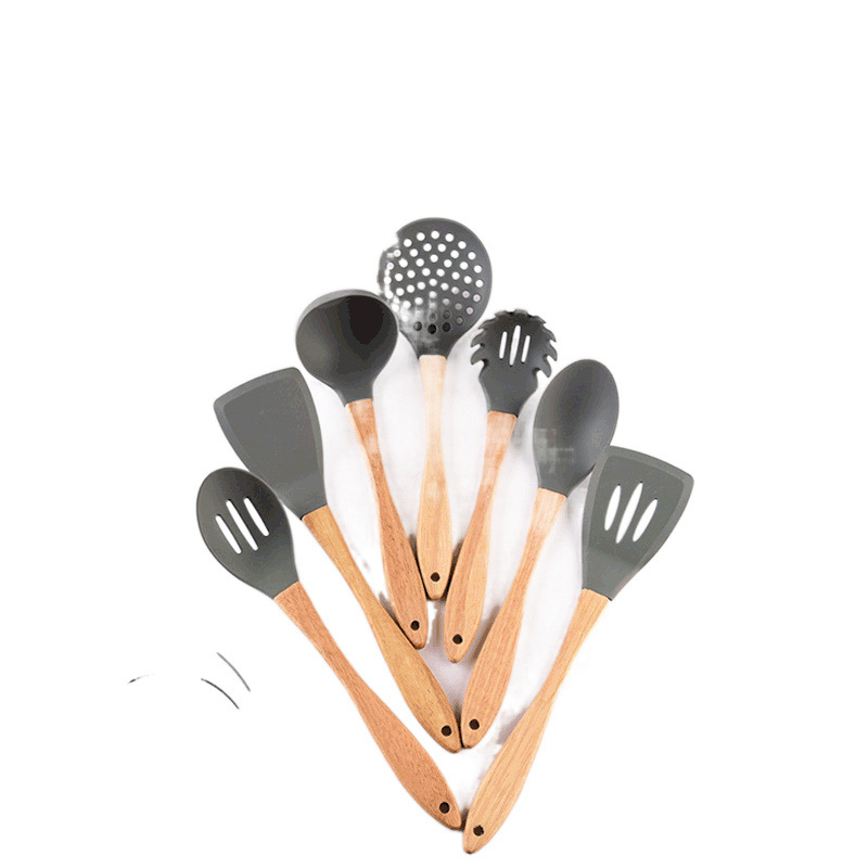 Kit de cocina de madera de aluminio para alimentos, cocina doméstica sin lesiones de aluminio