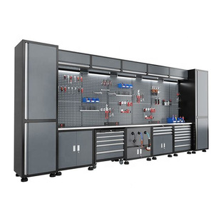 Garage Metal Cabinet Storage Garage Laboratory Workbench Garage Workbench