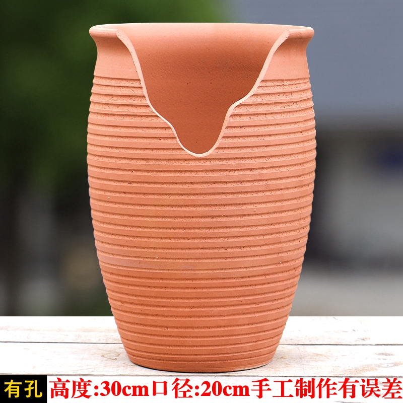 Pot de cerámica de gran altura, cerámica gruesa, planta suculenta, nueve talas de zorro, ciruela triangular, cerámica, maestra, maceta de flores blancas.