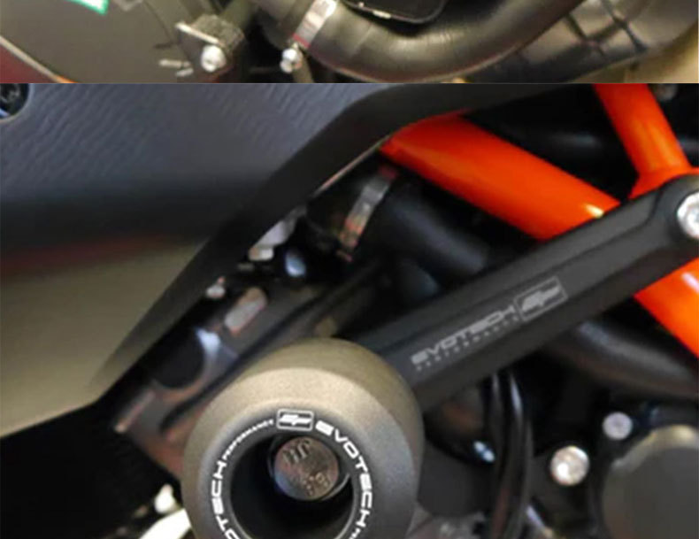 Suitable for Ktm 1290 Super Duke Gt 16-22 Modified Engine Body Bumper Anti-Fall Ball Glue