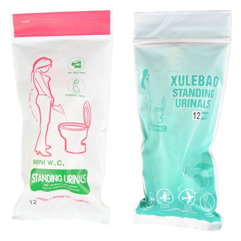 Одноразовый бумажный Писсуар для женщин, стоячий Писсуар для женщин, открытый Писсуар для беременных, Автомобильный аварийный мешок для мочи