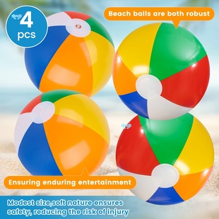 4/7Pcs Beach Balls for Kids Inflatable Beach Balls Pool Cross-Border