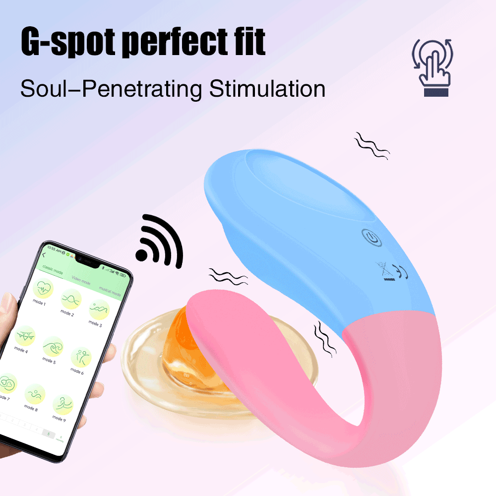 Wibrowator sterowany aplikacją z pilotem dla kobiet_voghion.com