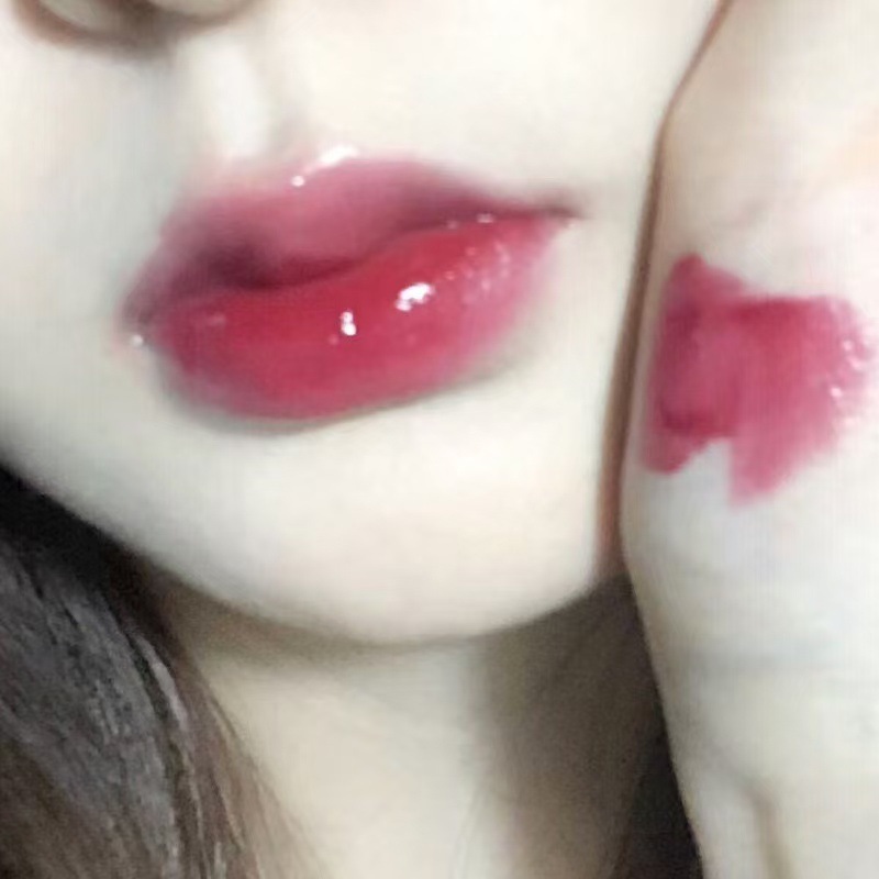 韓国の白い月明かり!ヌードパウダー保湿ミラーリップグレーズ色褪せない水光学生無地美白リップスティック|undefined