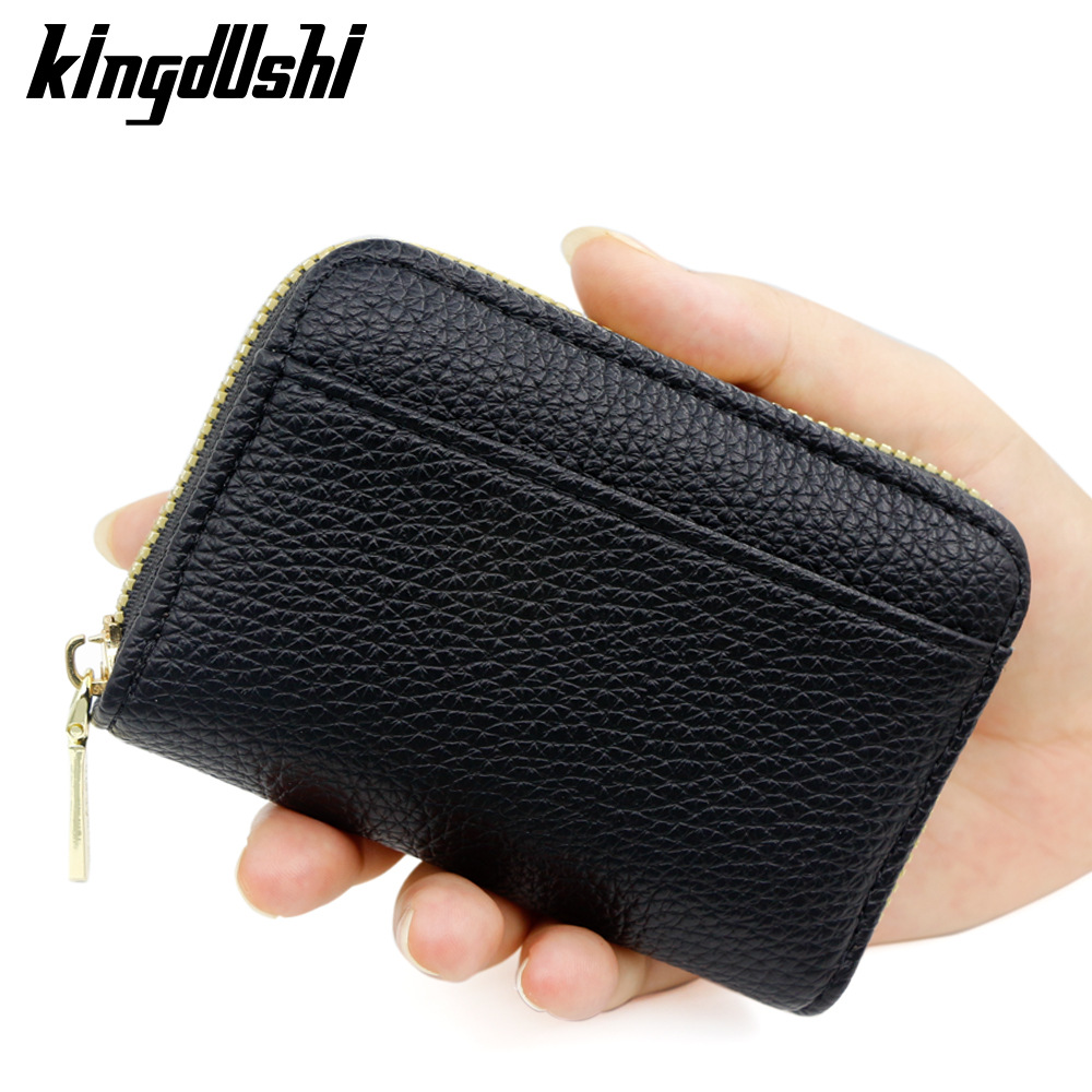 Nuevo paquete de tarjetas de gran capacidad de textura PU bolsa de cambio bolsa de tarjetas de regalo de cita para el gabinete de órgano