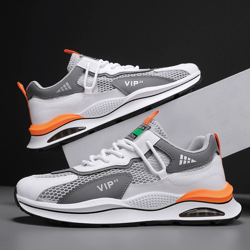 Модная обувь в прямом эфире Обувь на толстой подошве Torre Увеличенная повседневная обувь Сетчатая дышащая Летняя мужская обувь с большими отверстиями 2023 Новинка внешней торговли