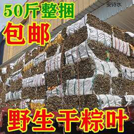 厂家野生干粽叶粽子叶端午包粽子粽叶批发50斤商用端午野生垒德株