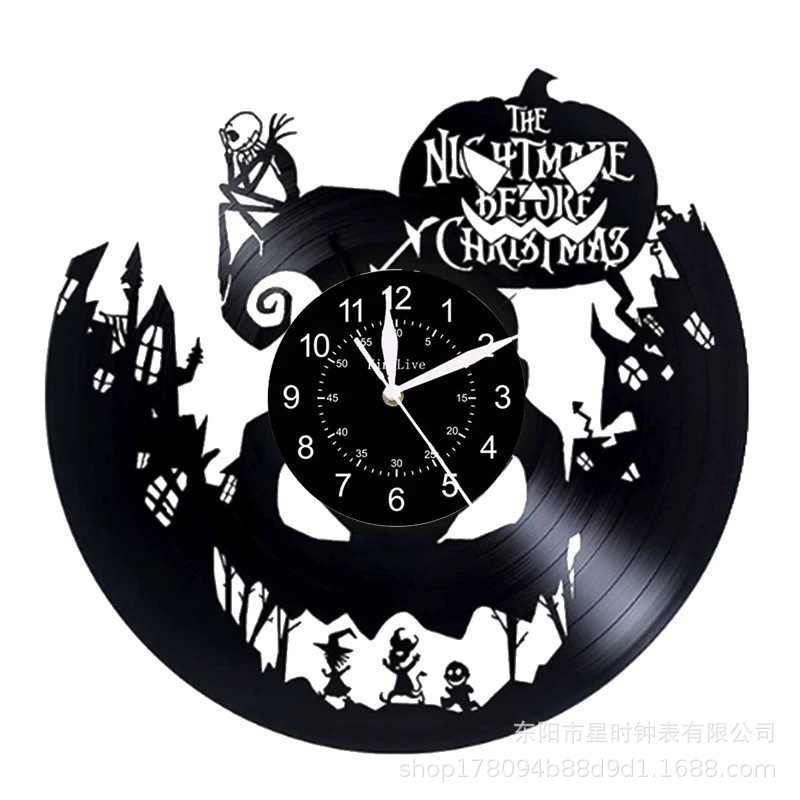 Reloj de pared grabado de vinilo personalizado Retro decoración de la sala de estar arte de pared reloj antiguo reloj de casa