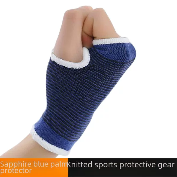 Factory direct selling sapphire blue palm fitness gloves breathable sweat-absorbent sports leisure protection protective gear wholesale men and women