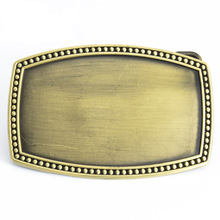 洛特君森锌合金光板皮带扣方形DIY简约大方带扣时尚休闲复古板扣