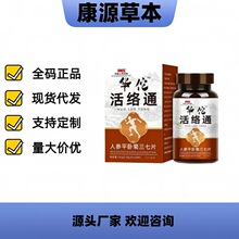 厂家直销一件代发 华佗活络通人参平卧菊三七片压片现货批发