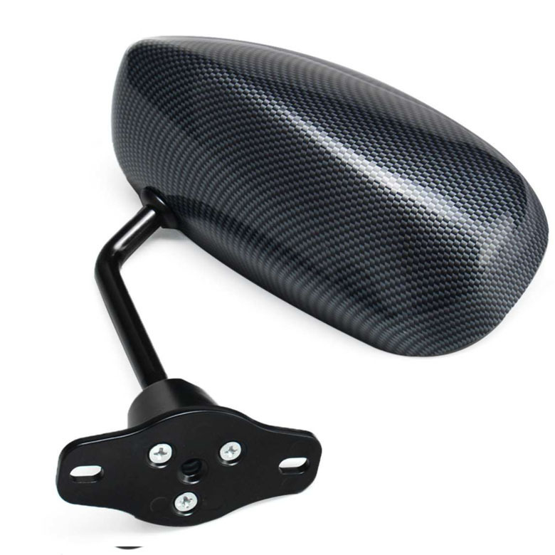 AliExpress Amazon wish for F1 modified car rearview mirror bullet rearview mirror universal carbon pattern rearview mirror