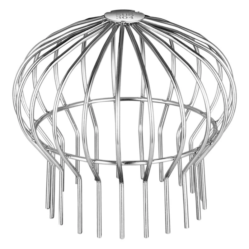 Сферический слив из нержавеющей стали крышка для слива в полу балкон на крыше слив в полу с защитой от блокировки и закупорки крышка из проволочной сетки с защитой от листьев