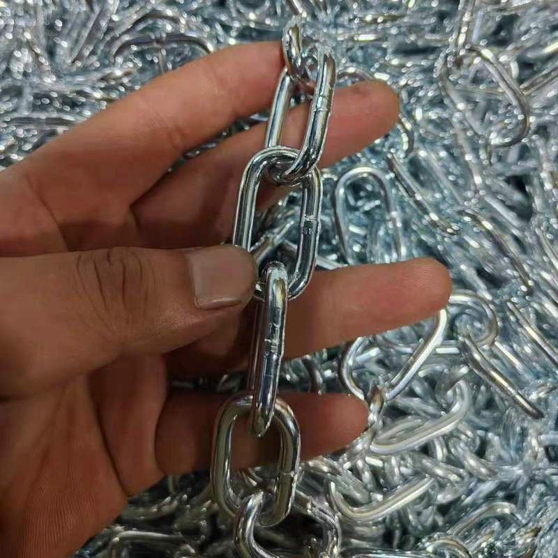 镀锌链条 宠物镀锌铁链公园美化护栏链条5mm碳钢链条镀锌铁链批发