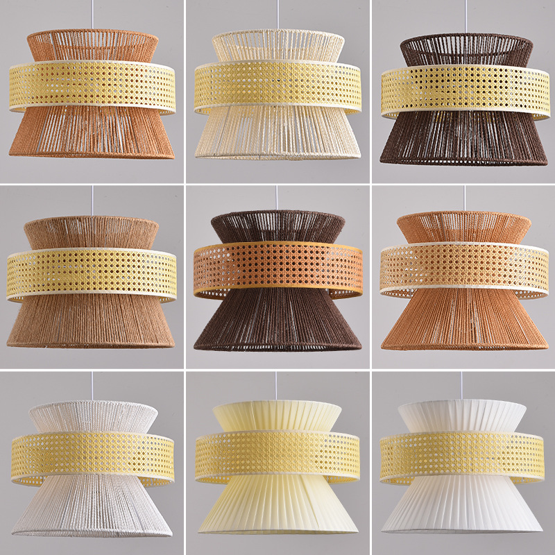 Lámpara de tela de estilo japonés Zen sala de té retro nuevo restaurante chino dormitorio retro luces de hotel