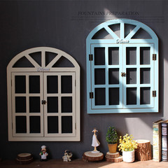 Wall decorations for Fanmu Lin Coffee Shop: blackboard, fake window, background wall, wall hanging ornaments, milk tea shop message board