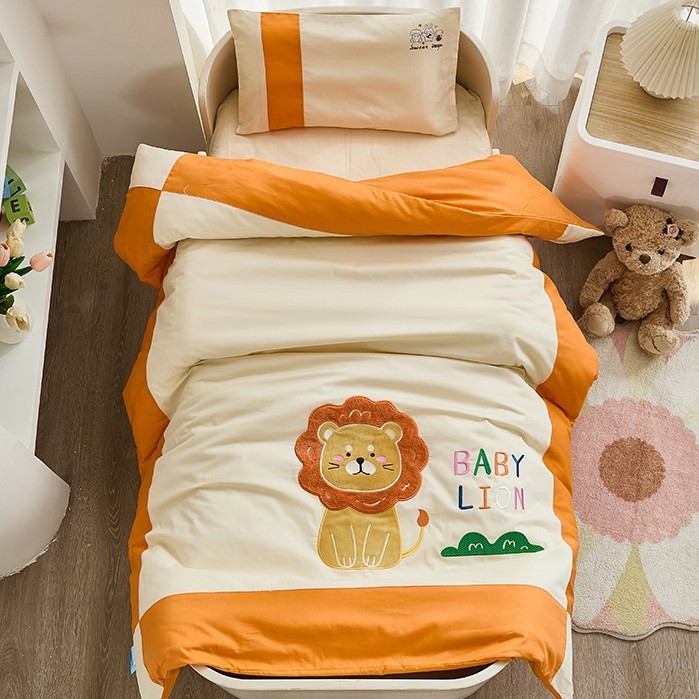 新品限定版子供用幼稚園キルト3点セットAタイプベビー入園特別お昼寝春夏ベビー寝具|undefined