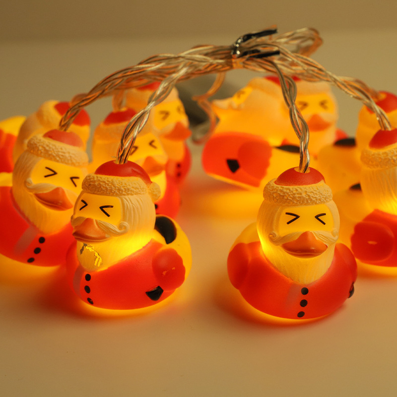 LED cadena de luz nueva lámpara de aluminio de aluminio decoración del dormitorio cadena de luz del día de los niños atmósfera luz de dibujos animados cadena de luz al por mayor