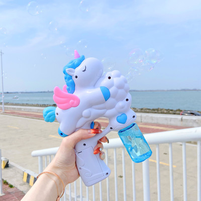 抖音网红款彩虹pi泡泡机全自动泡泡枪少女心儿童吹泡泡跨境专供|ms