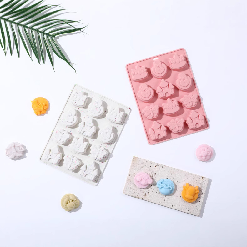 佳時8連ハチのテーマの形のチョコレートの鋳型のシリカゲルケーキの鋳型の補助食の焙煎ツールの滴のゴムの鋳型|undefined