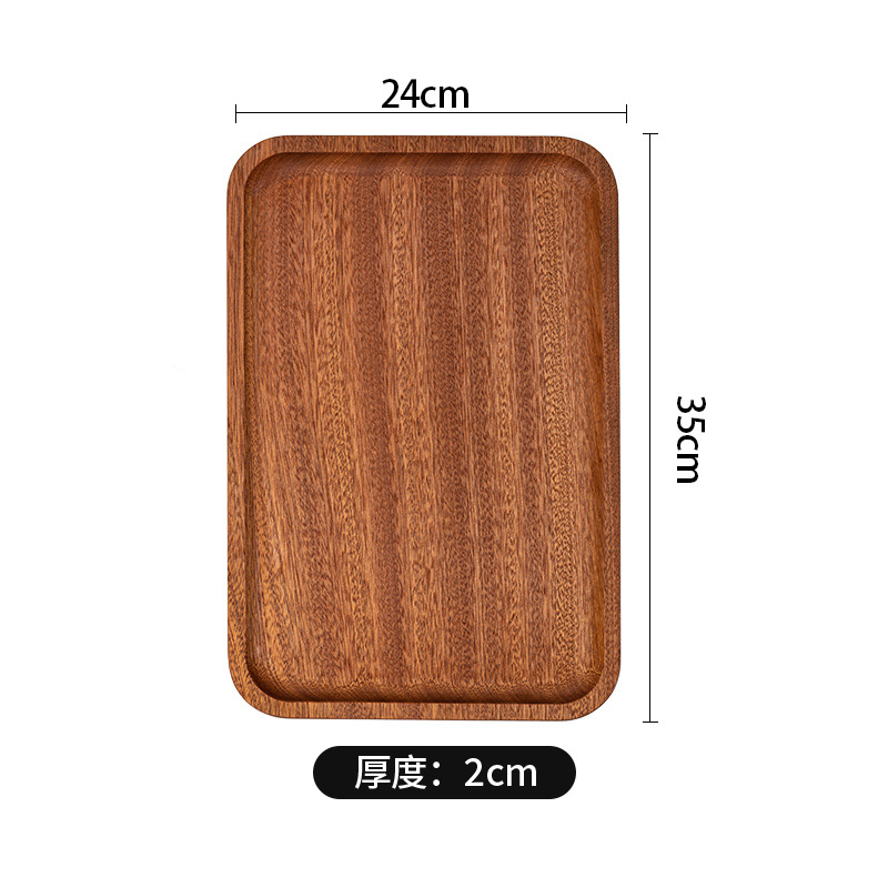 전체 나무 직사각형 트레이/(35*24cm)