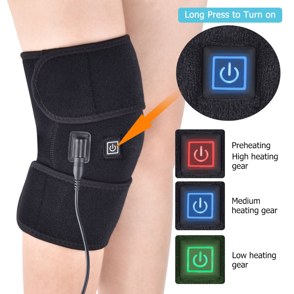 Cross-border electric heating knee pads mugwort therapy heating knee pads winter warming cold and stiff leg heating knee pads original factory