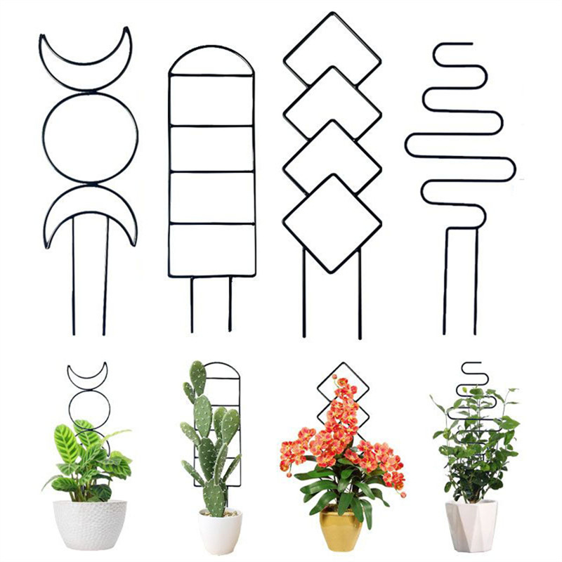 Bộ bốn MảNh Hình Thang hình lưỡi liềm vuông cong (Đen)